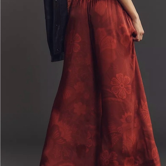 FARM Rio Pants - Farm Rio x Anthropologie Printed Wide-Leg Pants size XSmall